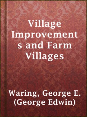 cover image of Village Improvements and Farm Villages